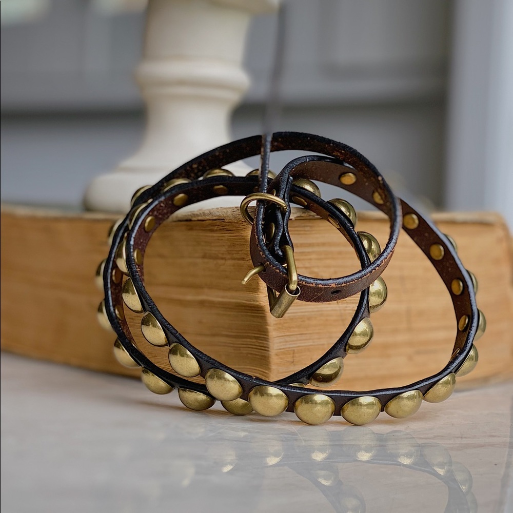 Vintage leather belt